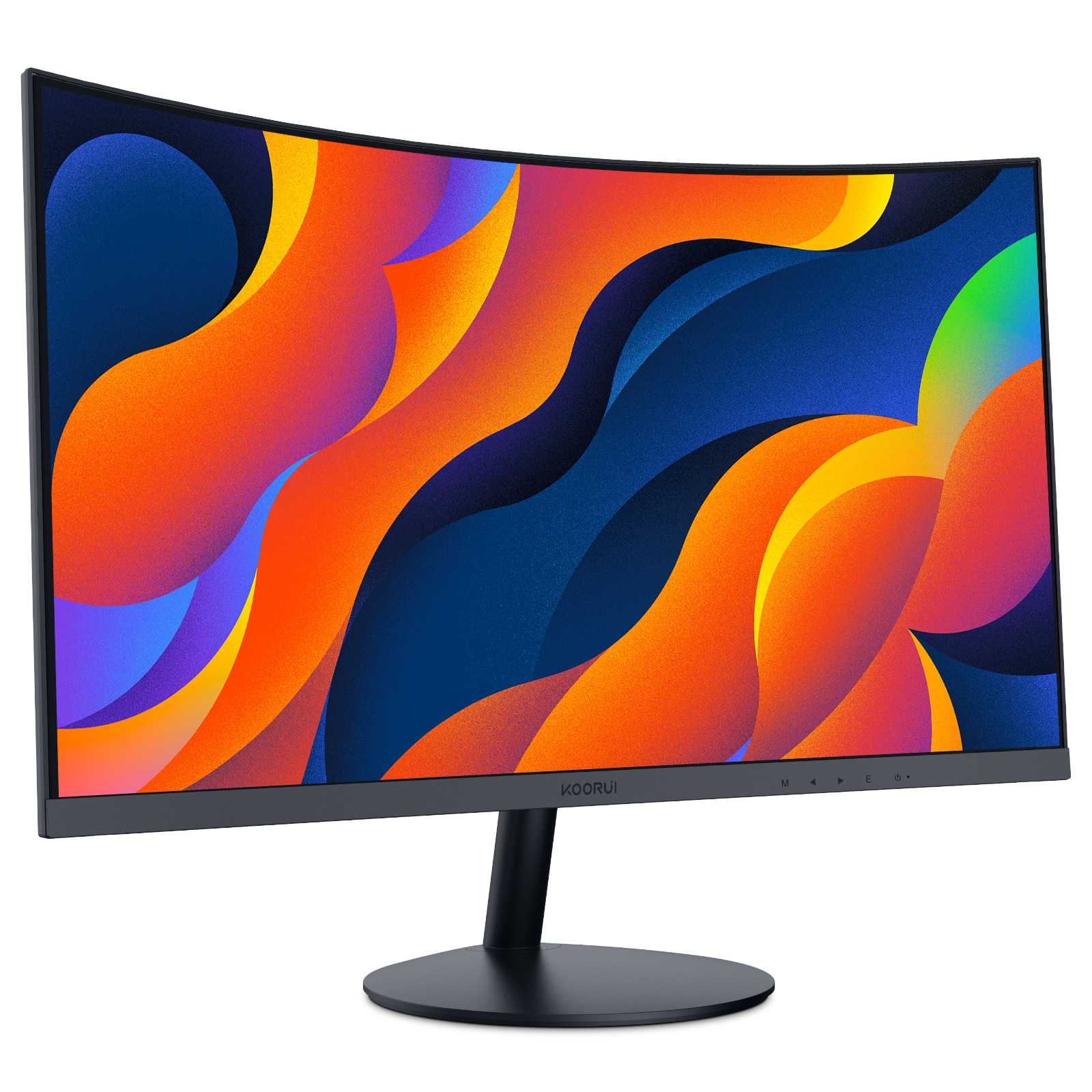 KOORUI-24 ġ  75HZ FHD VA LED ÷ ǻ   PC ̸ HDMI ÷